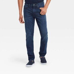 Goodfellow & Co Men's 40X30 Brooks Mid Rise Heavyweight Slim Fit Leg Full Jeans